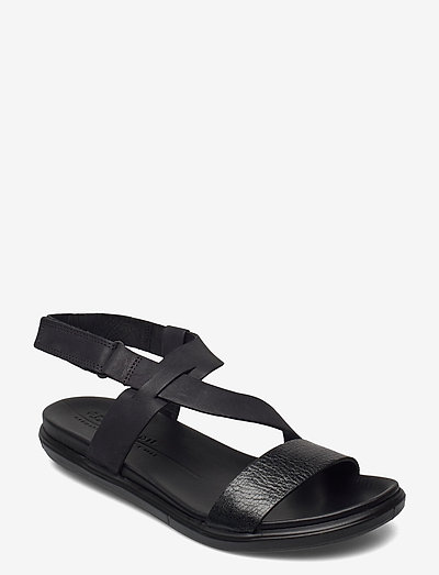 SIMPIL SANDAL - platta sandaler - black/black
