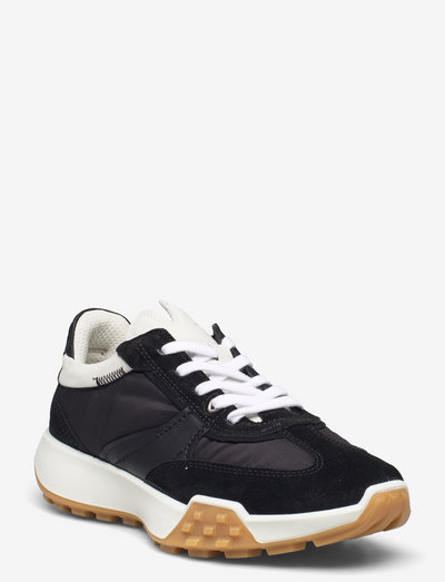 RETRO SNEAKER W - låga sneakers - black/black/black/white