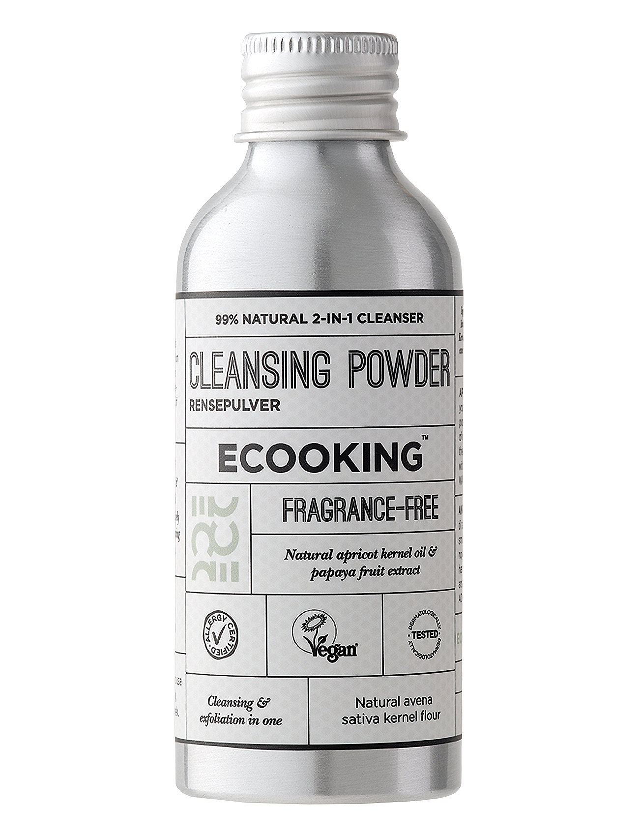 ECOOKING Cleansing Powder, 45 G, Nude, Rensemidler > Mælkerens, Dame