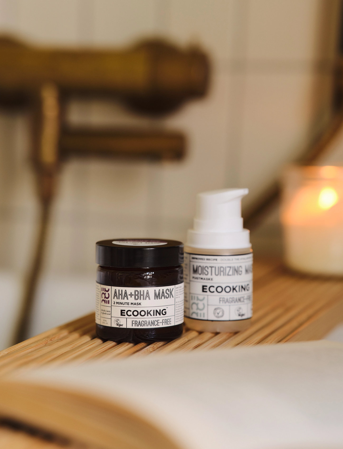 ECOOKING Moisturizing Mask Fragrance Free, 50 ml, Nude, Ansigtsmasker > Fugtgivende Maske, Dame