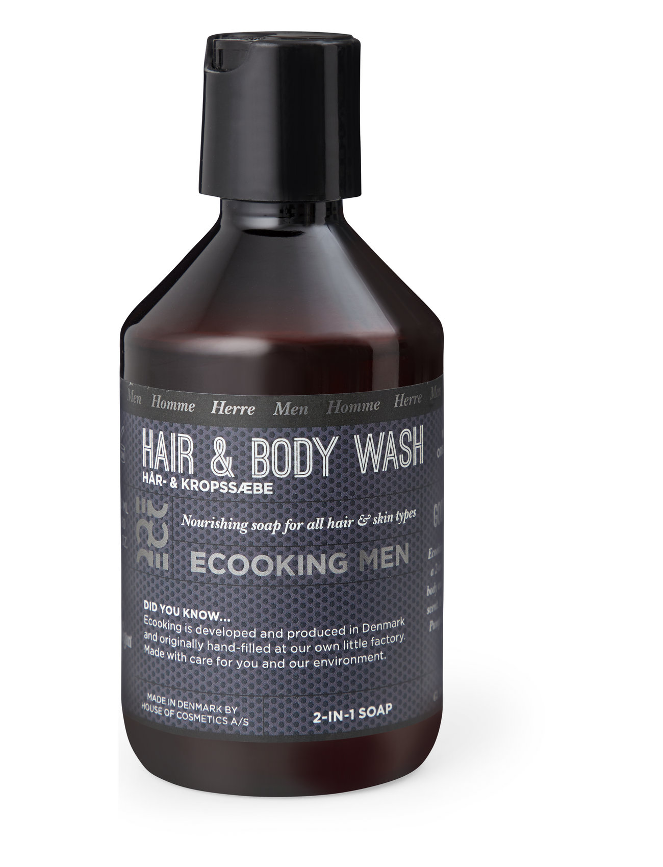 Men Hair & Body Soap, 250 Ml (149 kr) Ecooking