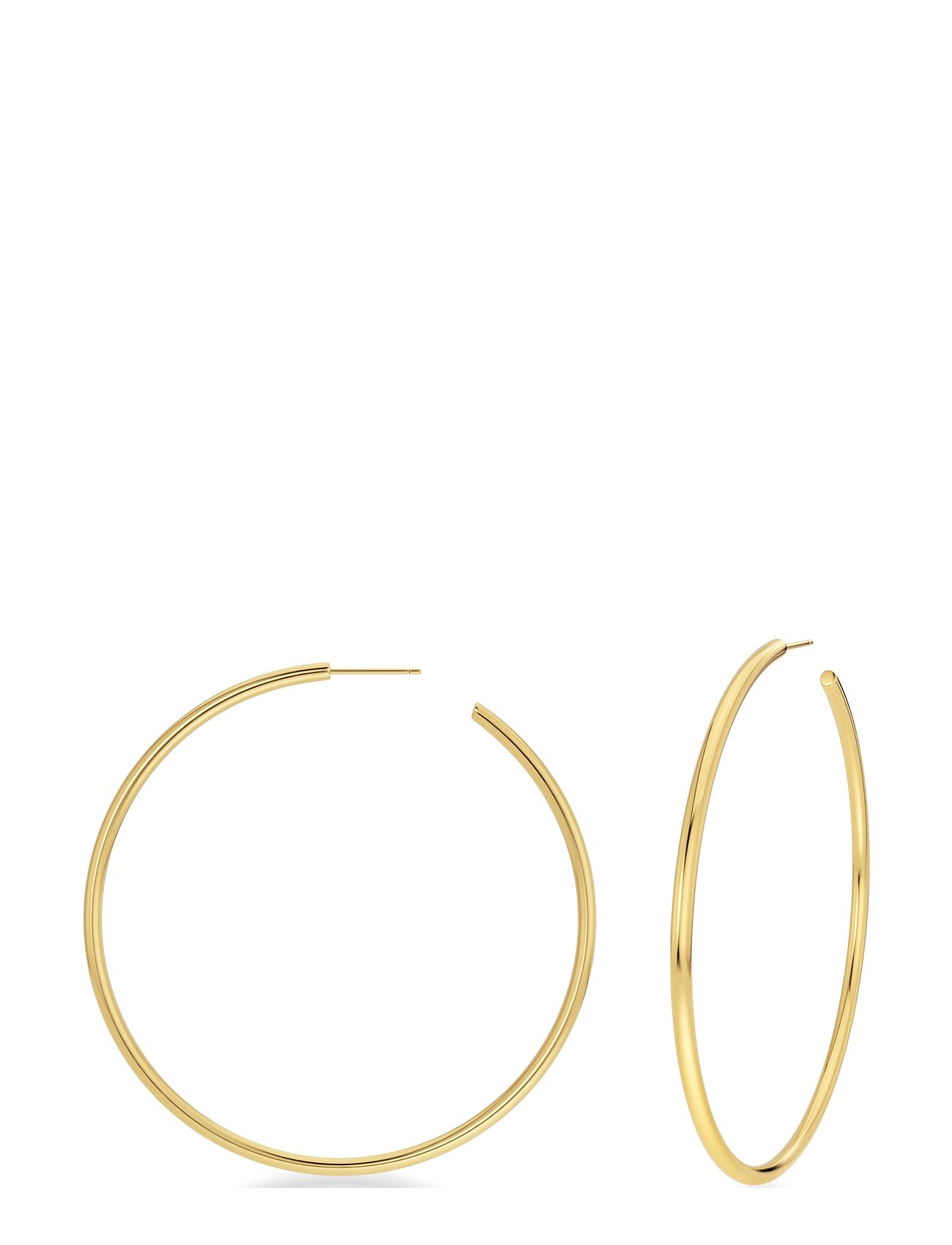Hoops Earrings Gold Large