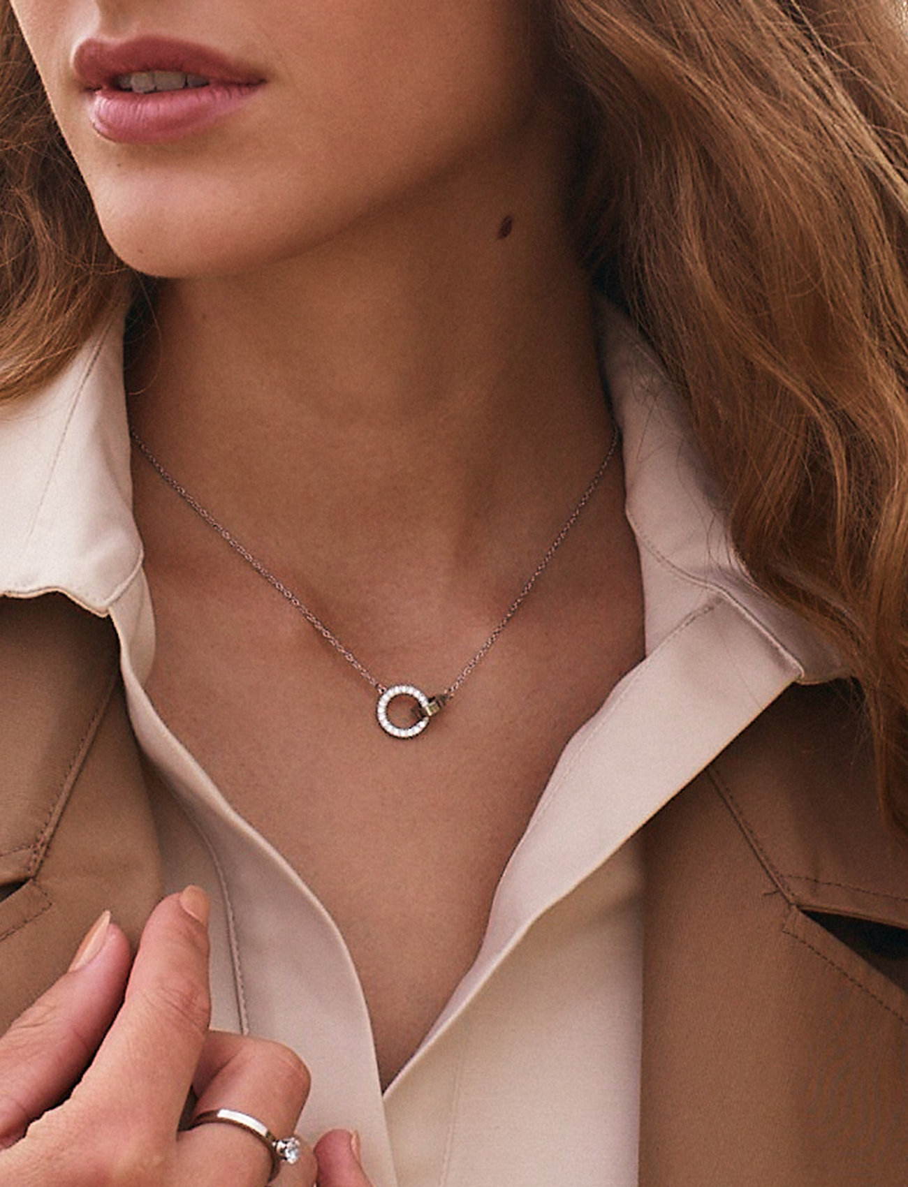 Edblad Eternal Orbit Necklace, One Size, Silver, Halskæder > Smukke Halskæder, Dame