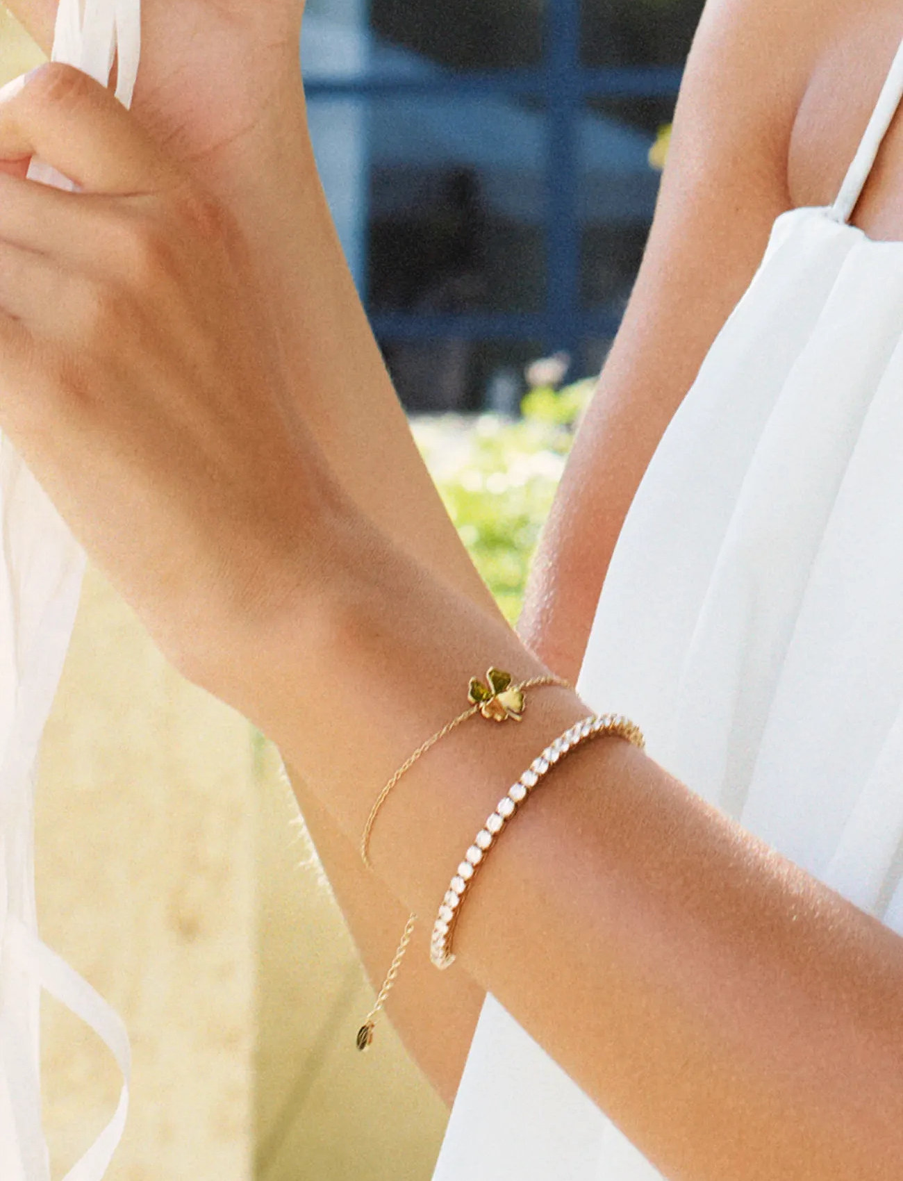 Edblad Lucky Bracelet Gold, One Size 18 cm, Gold, Armbånd > Kædearmbånd, Dame