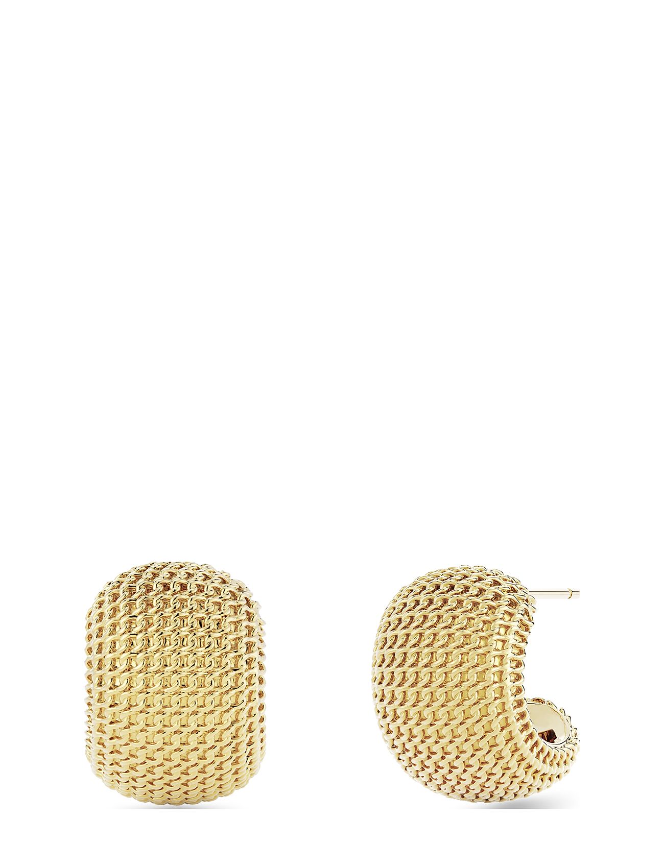 Amarillo Creoles S Gold Accessories Jewellery Earrings Hoops Gold Edblad