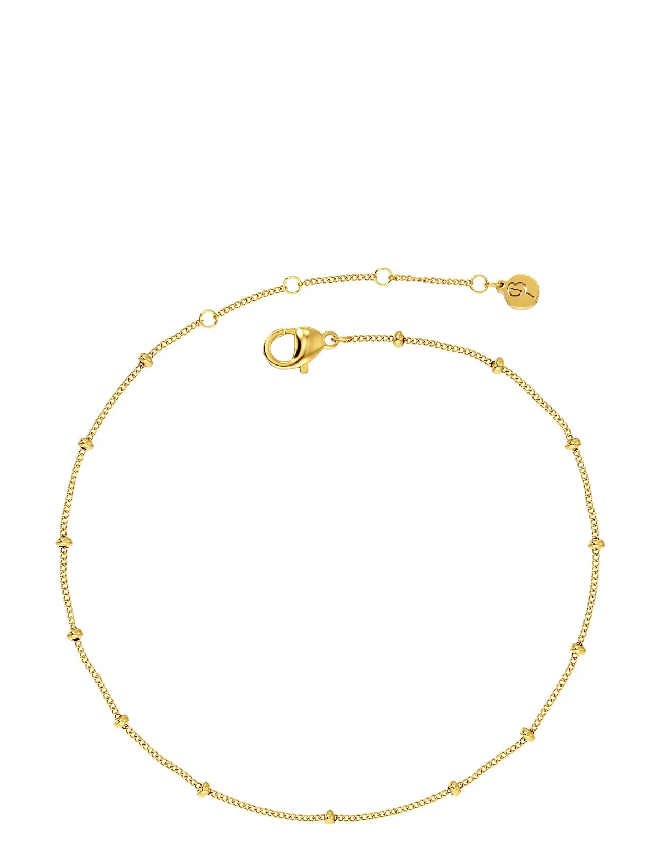 Edblad Beaded Chain Anklet Guld
