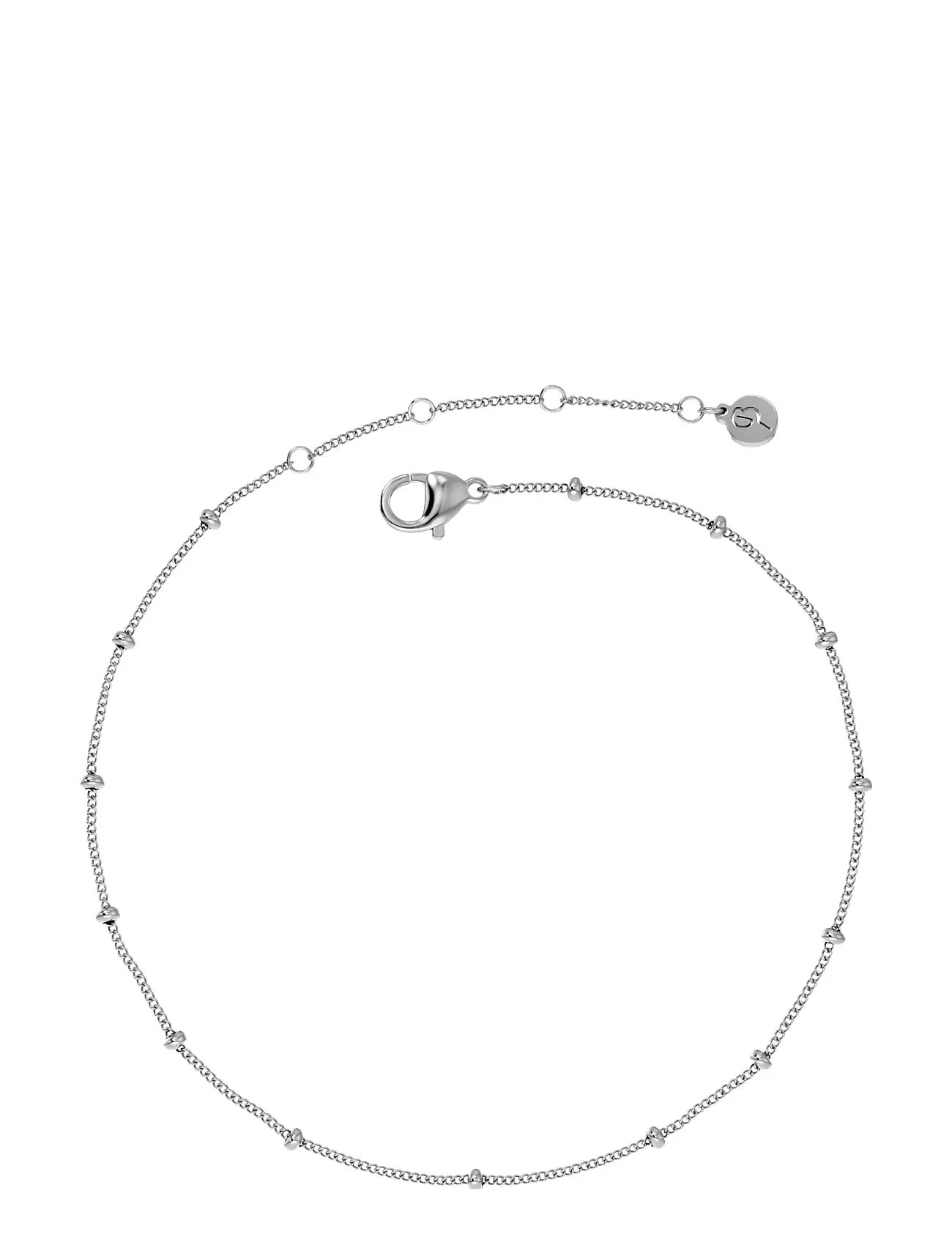 Edblad Beaded Chain Anklet Silver
