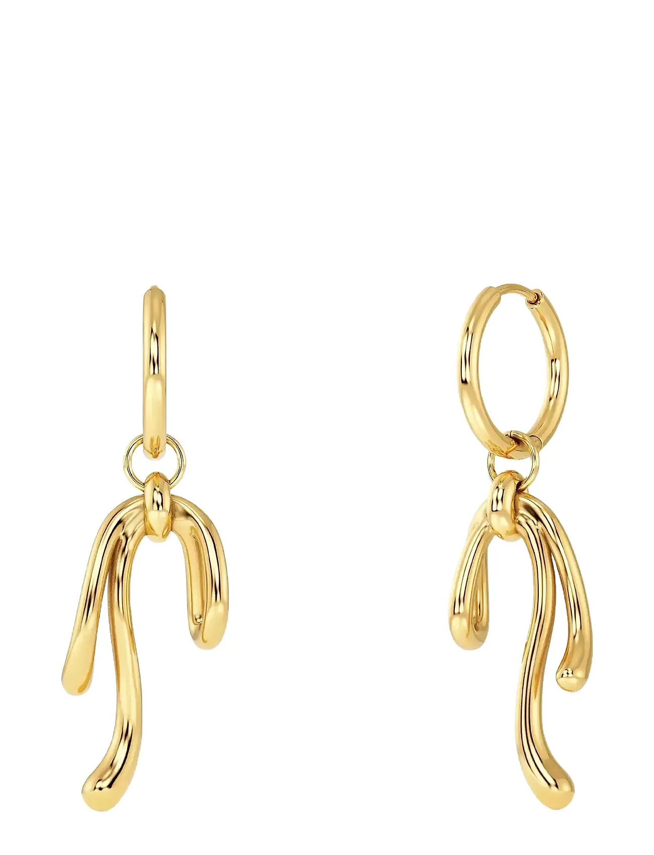 EDBLAD Strickjacke Hoops Gold Gold - One Size - Damen