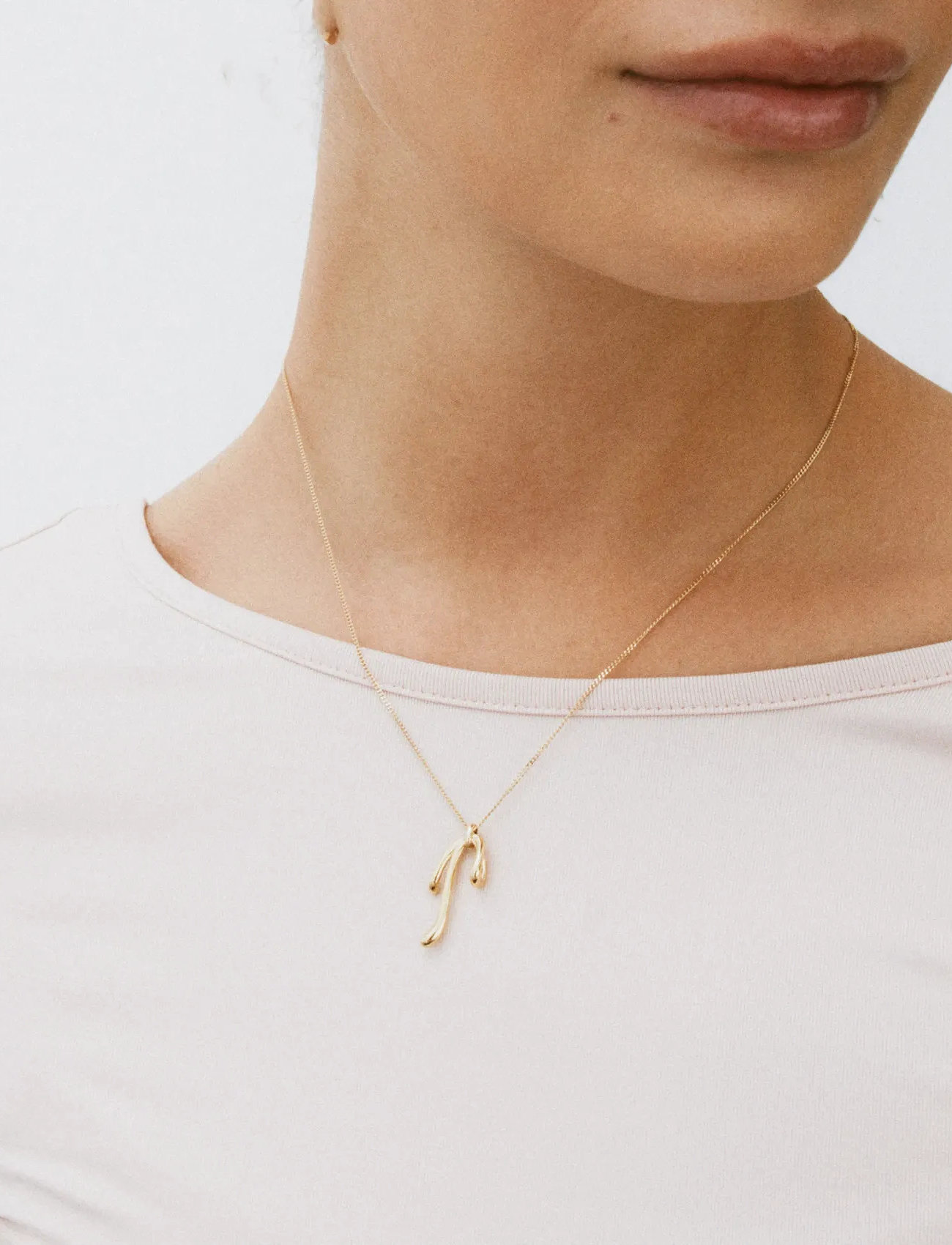 Edblad Lace Necklace Gold, One Size 42 - 45 cm, Gold, Halskæder > Smukke Halskæder, Dame