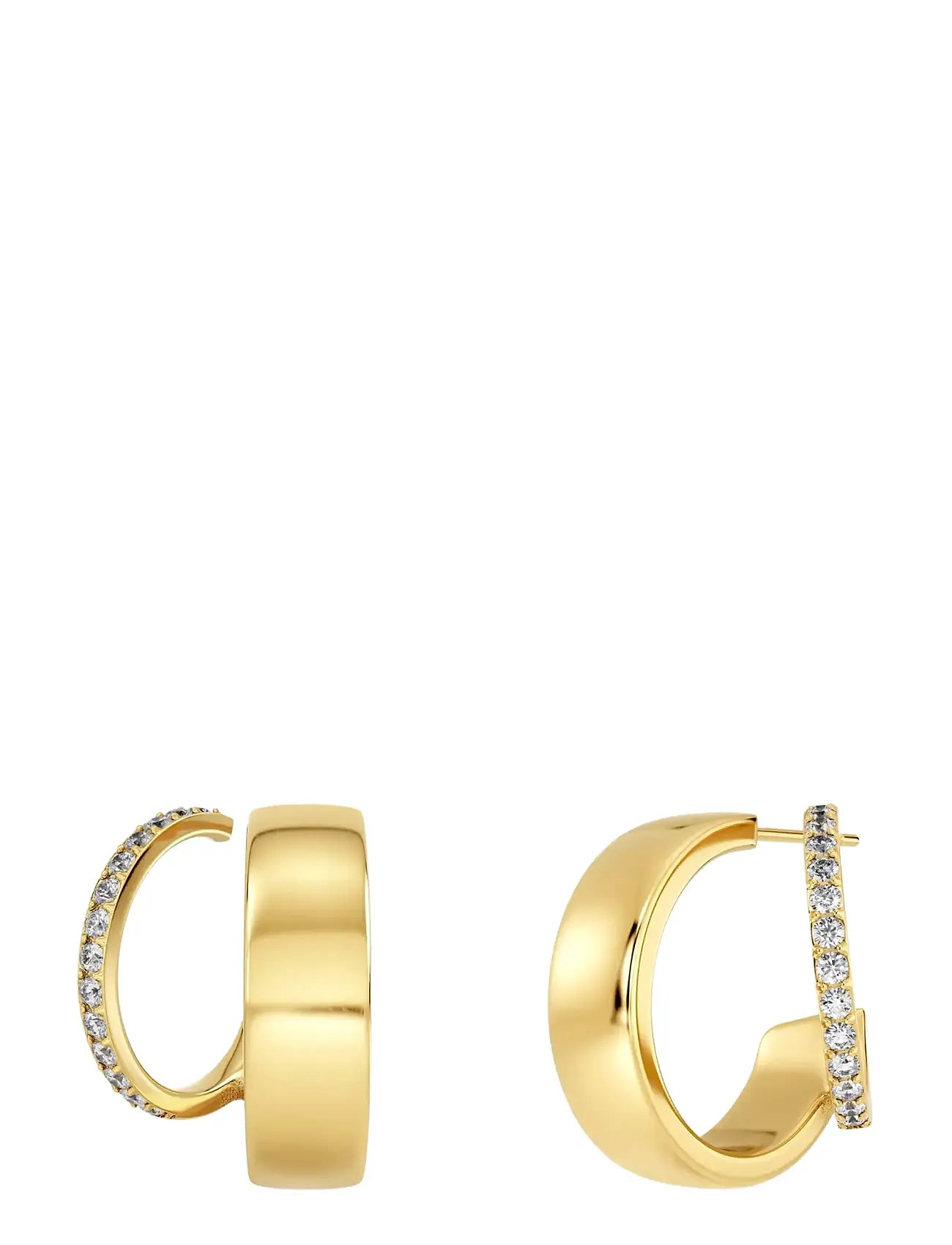 EDBLAD Plié Hoops Double Gold Gold - One Size - Damen