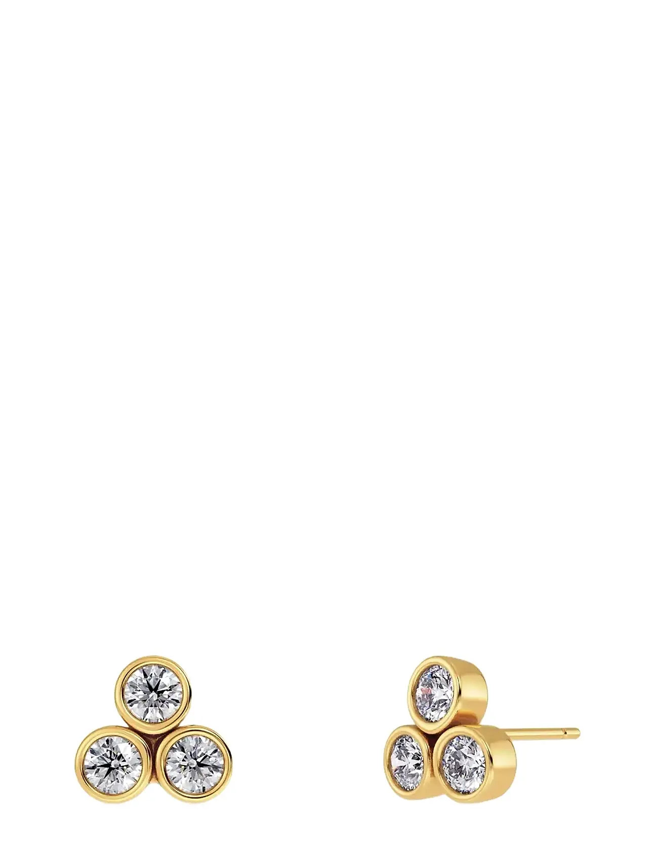 EDBLAD Barre Studs Gold Gold - One Size - Damen