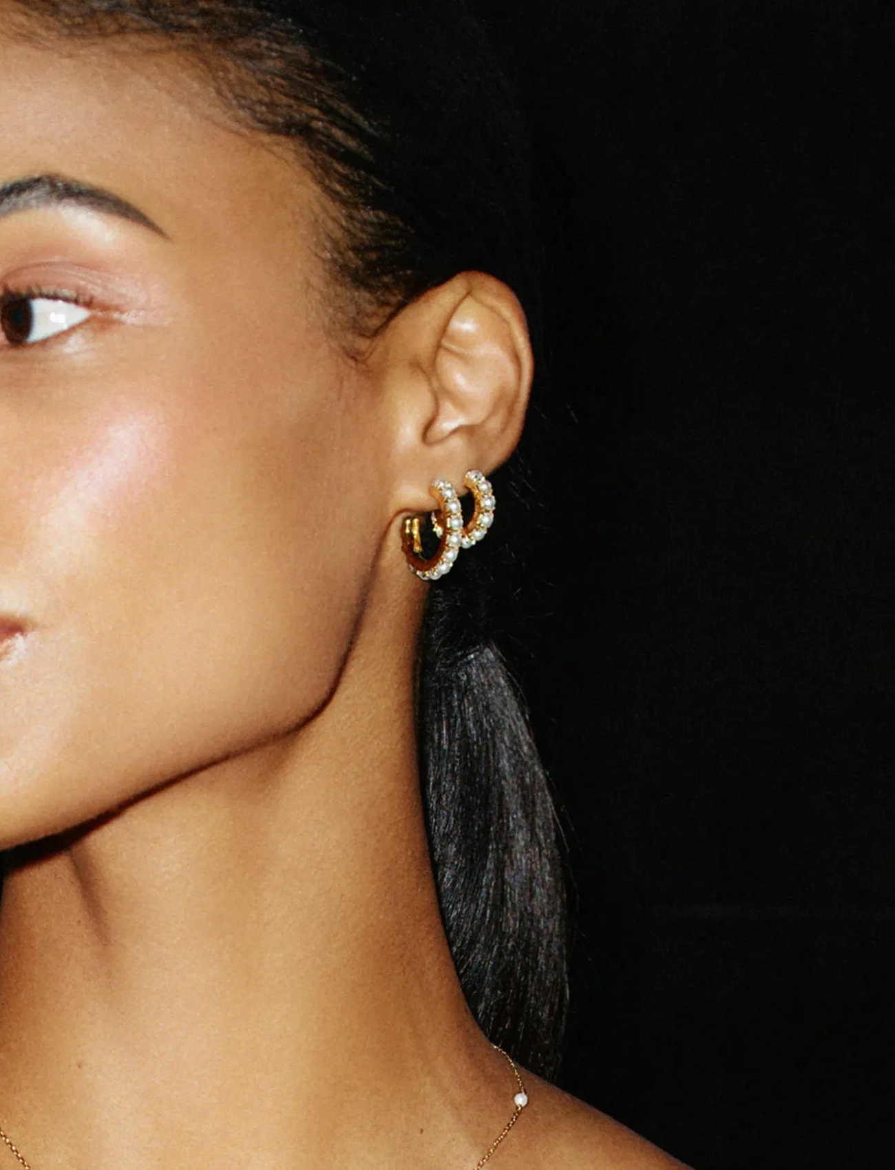 Edblad Lilo Hoops S Gold, One Size, Gold, Øreringe > Creoler, Dame