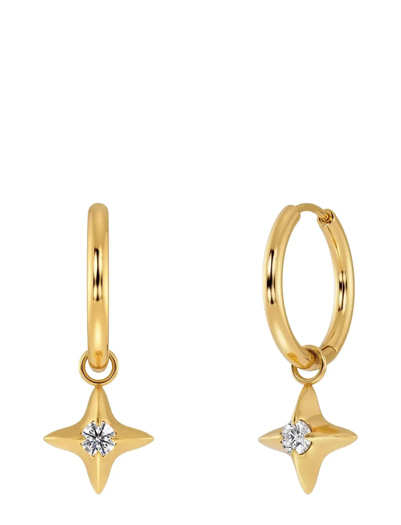 EDBLAD Stellar Hoops Gold Gold - One Size - Damen