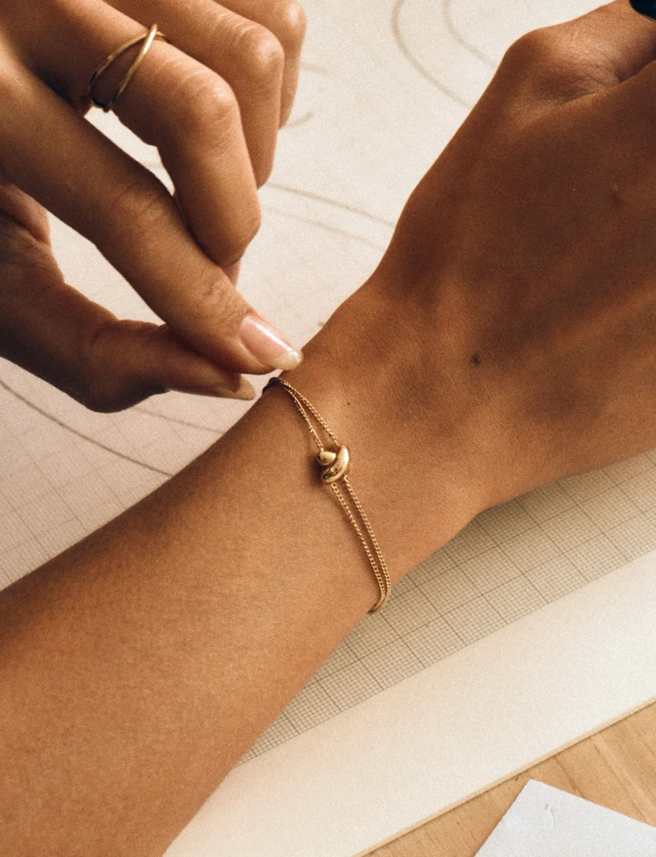 Edblad Alexa Bracelet Gold, One Size, Gold, Armbånd > Kædearmbånd, Dame