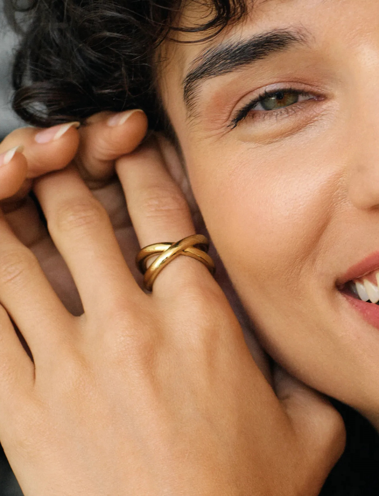 Edblad Alexa Ring L Gold, M, Gold, Smykker > Ringe, Dame
