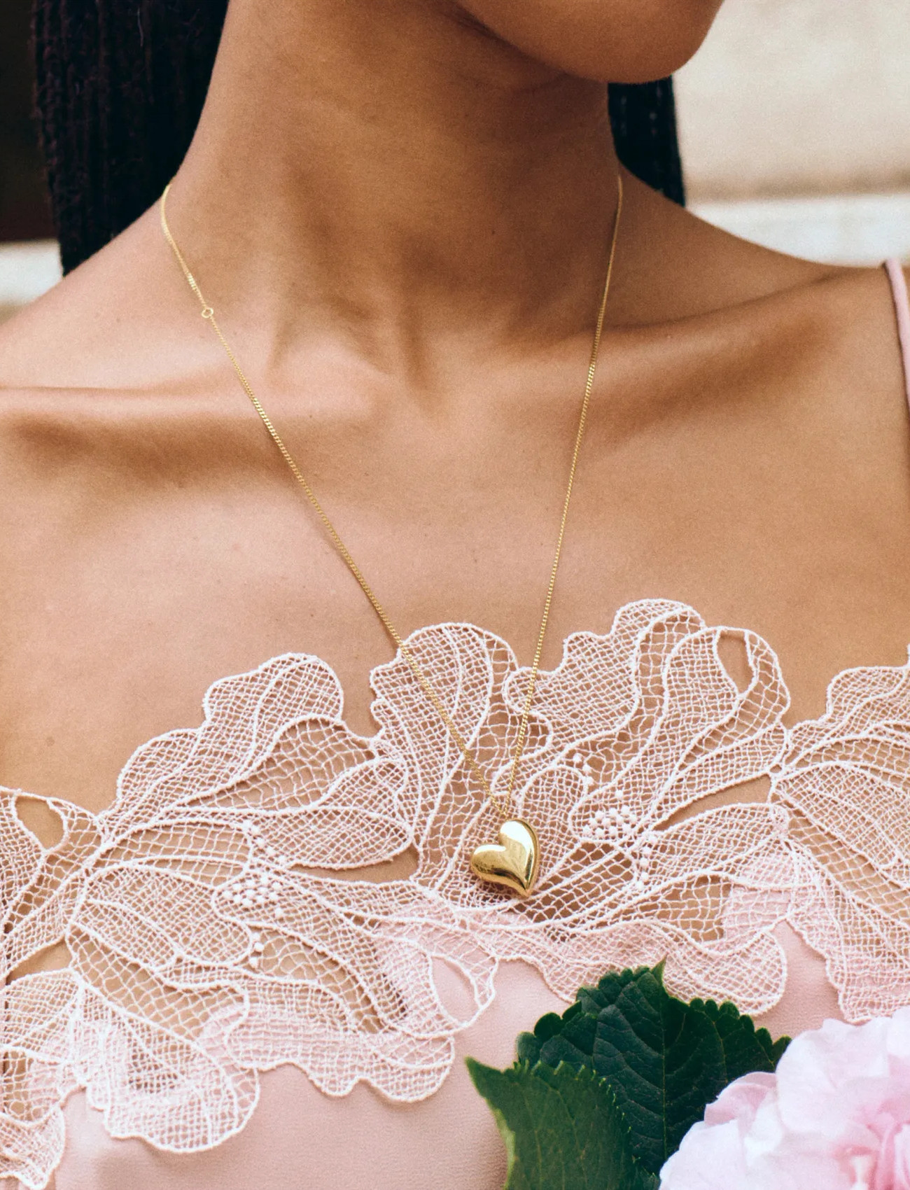 Edblad Amorina Necklace L Gold, One Size, Gold, Halskæder > Kædehalskæder, Dame