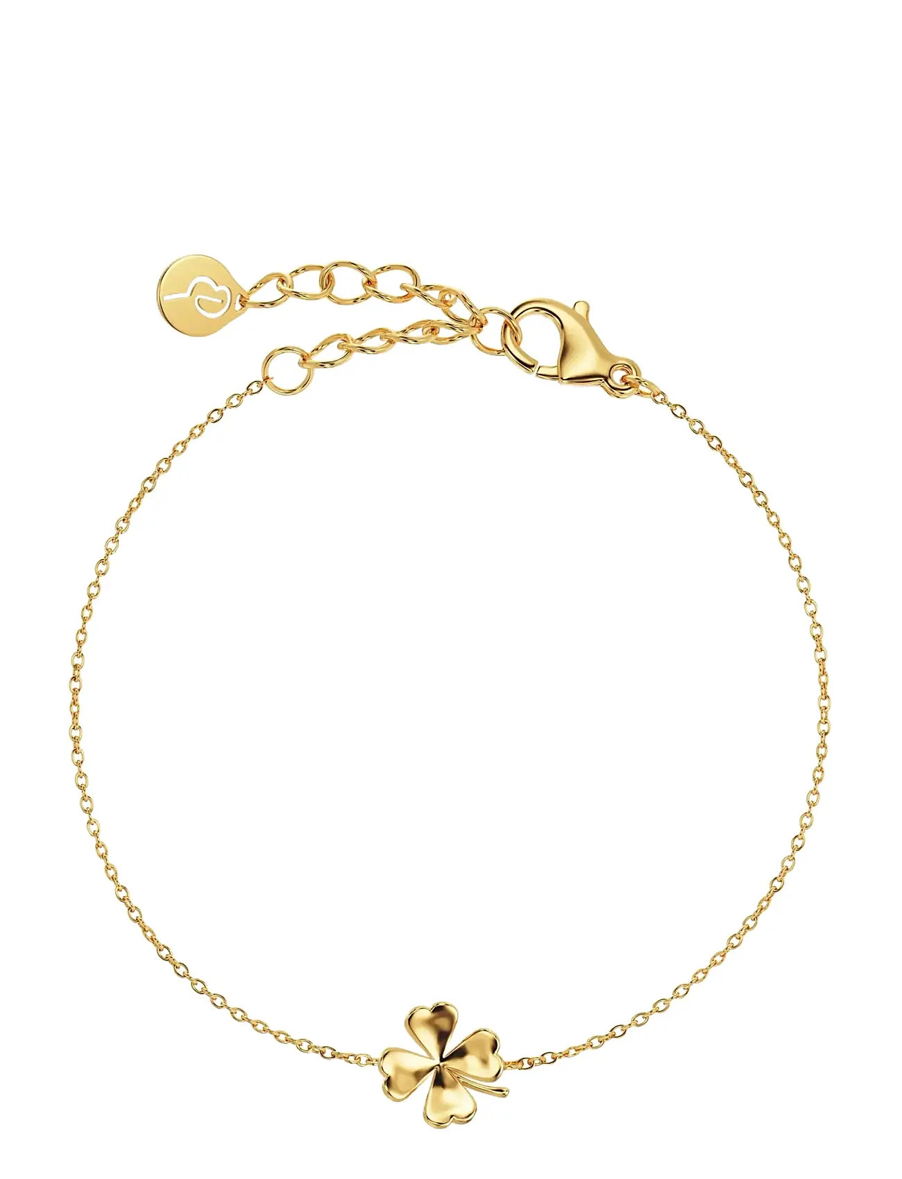 Edblad Lucky Mini Bracelet Gold, One Size, Gold, Armbånd > Kædearmbånd, Dame