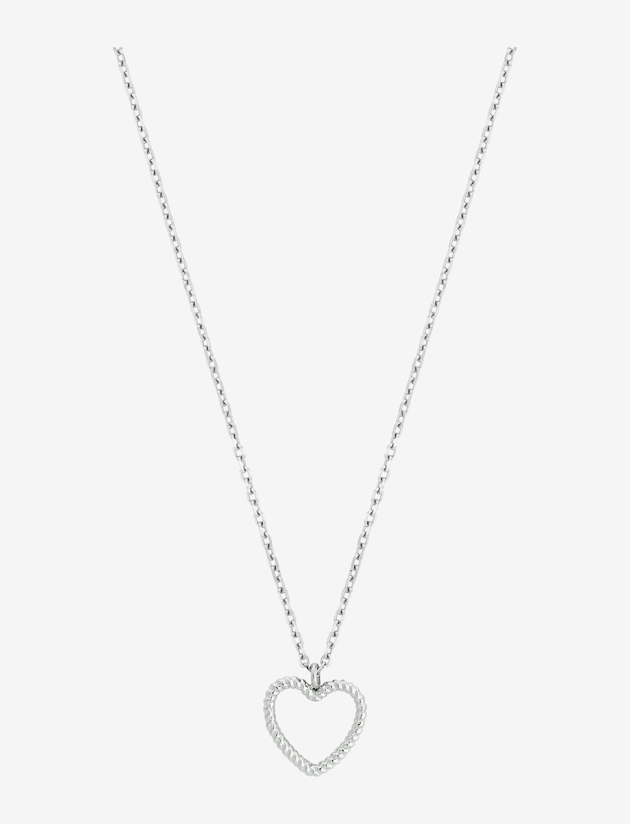 Edblad Rope Heart Necklace S Steel - Pendant necklaces | Boozt.com
