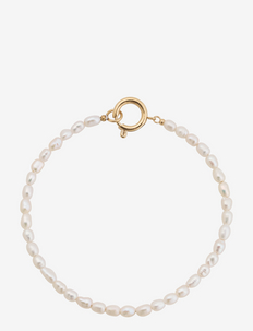 Collier Pearl Bracelet White Gold - bransoletki łańcuszkowe - white
