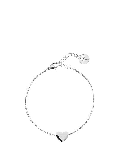 Edblad Pure Heart Bracelet Steel (Steel/Sølv) - 179 kr | Boozt.com