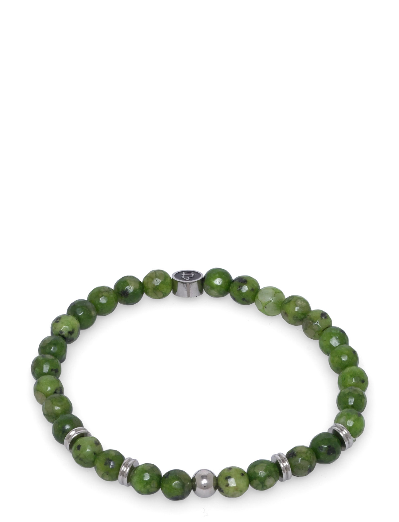 edd. Beads Bracelet 6Mm, S 18, Green, Smykker > Armbånd, Herre