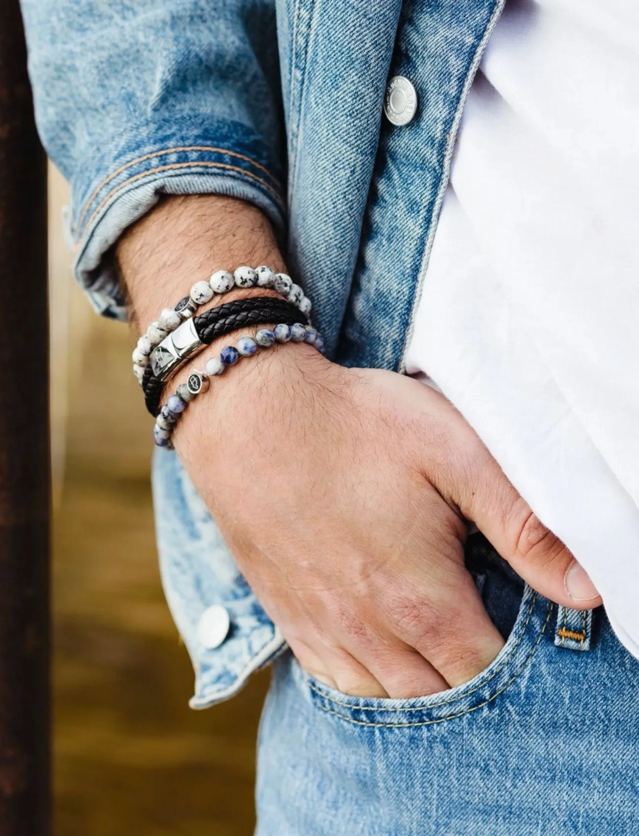 edd. Mix & Match, S 18, Multi/patterned, Smykker > Armbånd, Herre
