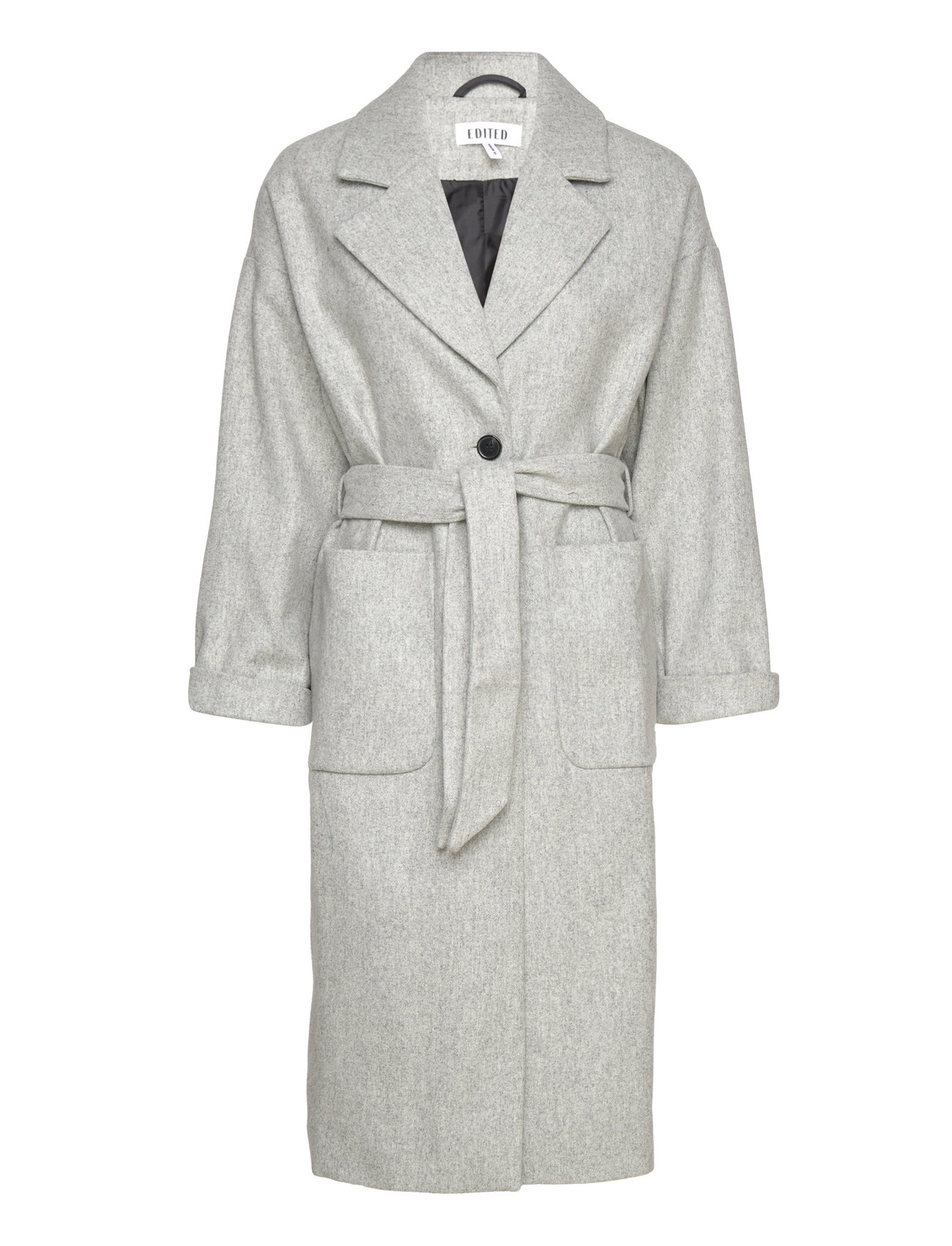 EDITED Santo Coat (Grey Melange), (120.96 €) | Large selection of outlet-styles | Booztlet.com