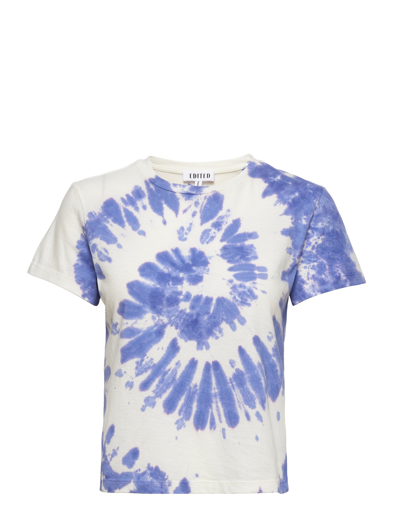 Ester Shirt T-shirts & Tops Short-sleeved Marinblå EDITED