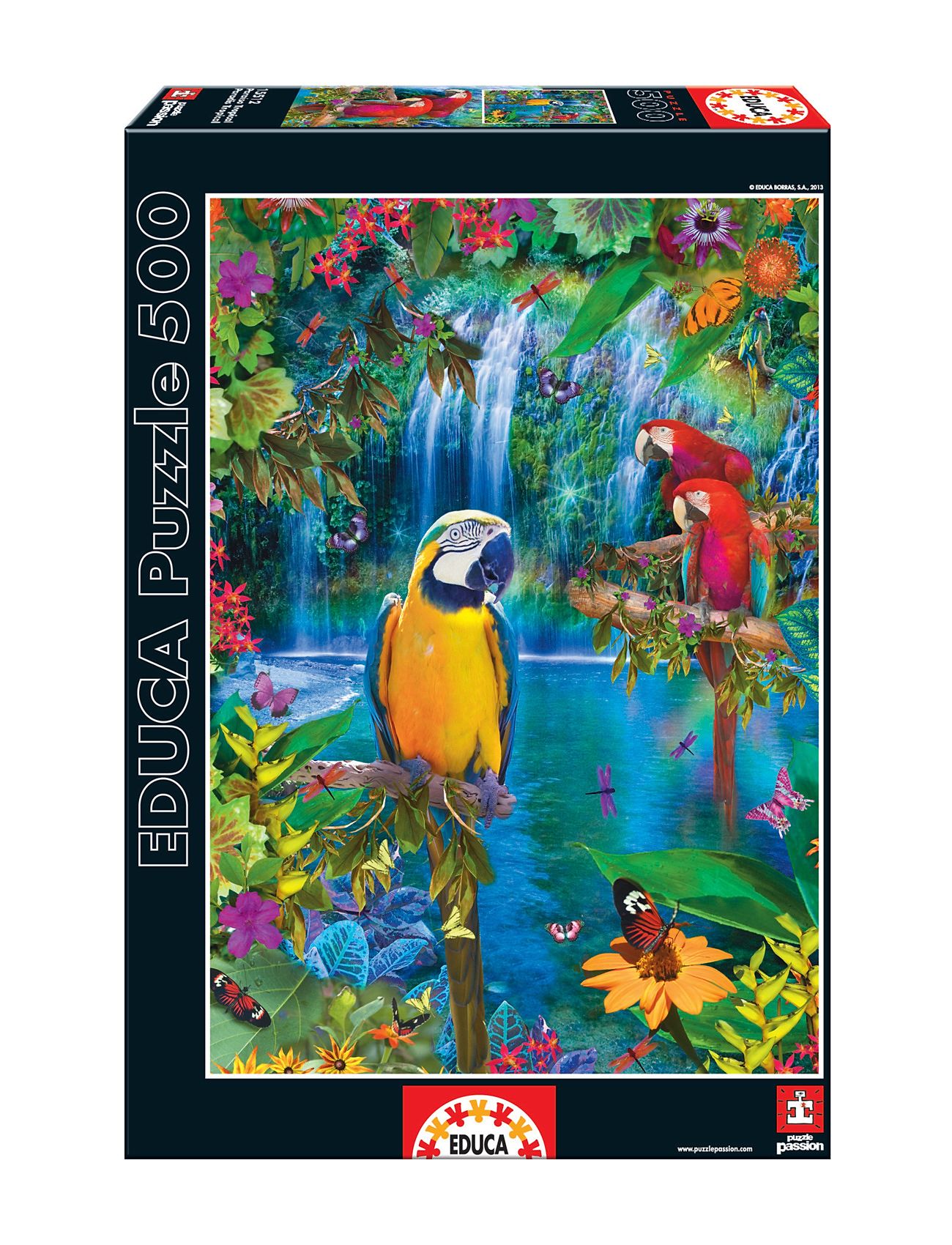 Educa 500 Bird Tropical Land Patterned Educa