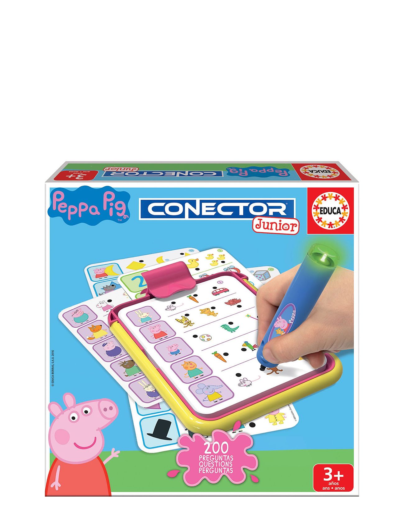 Educa Game Peppa Pig C Ctor, Junior Toys Puzzles And Games Games Board Games Multi/patterned Educa