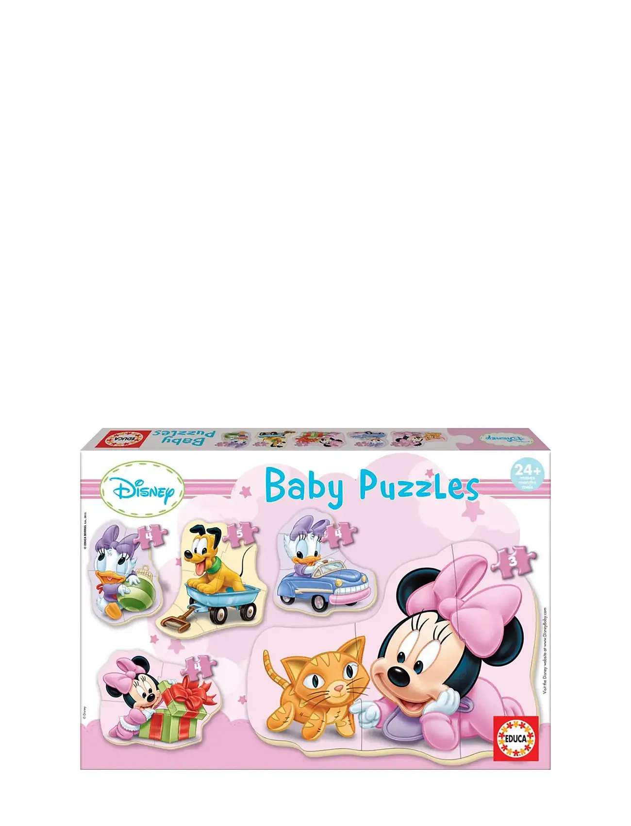 Educa 3-4-4-4-5 Minnie Toys Puzzles And Games Puzzles Classic Puzzles Multi/patterned Educa