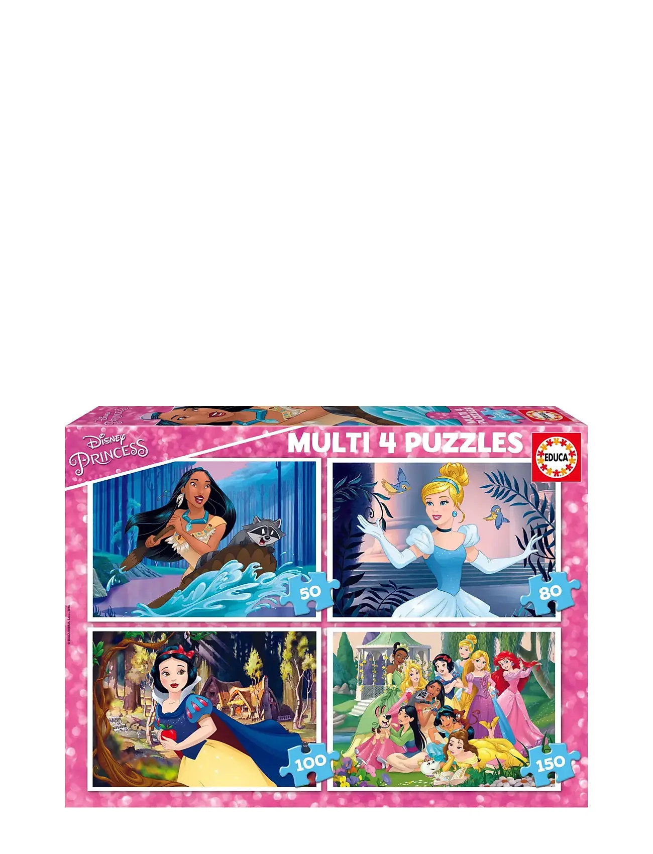 Educa 50-80-100-150 Disney Princess Toys Puzzles And Games Puzzles Classic Puzzles Multi/patterned Educa