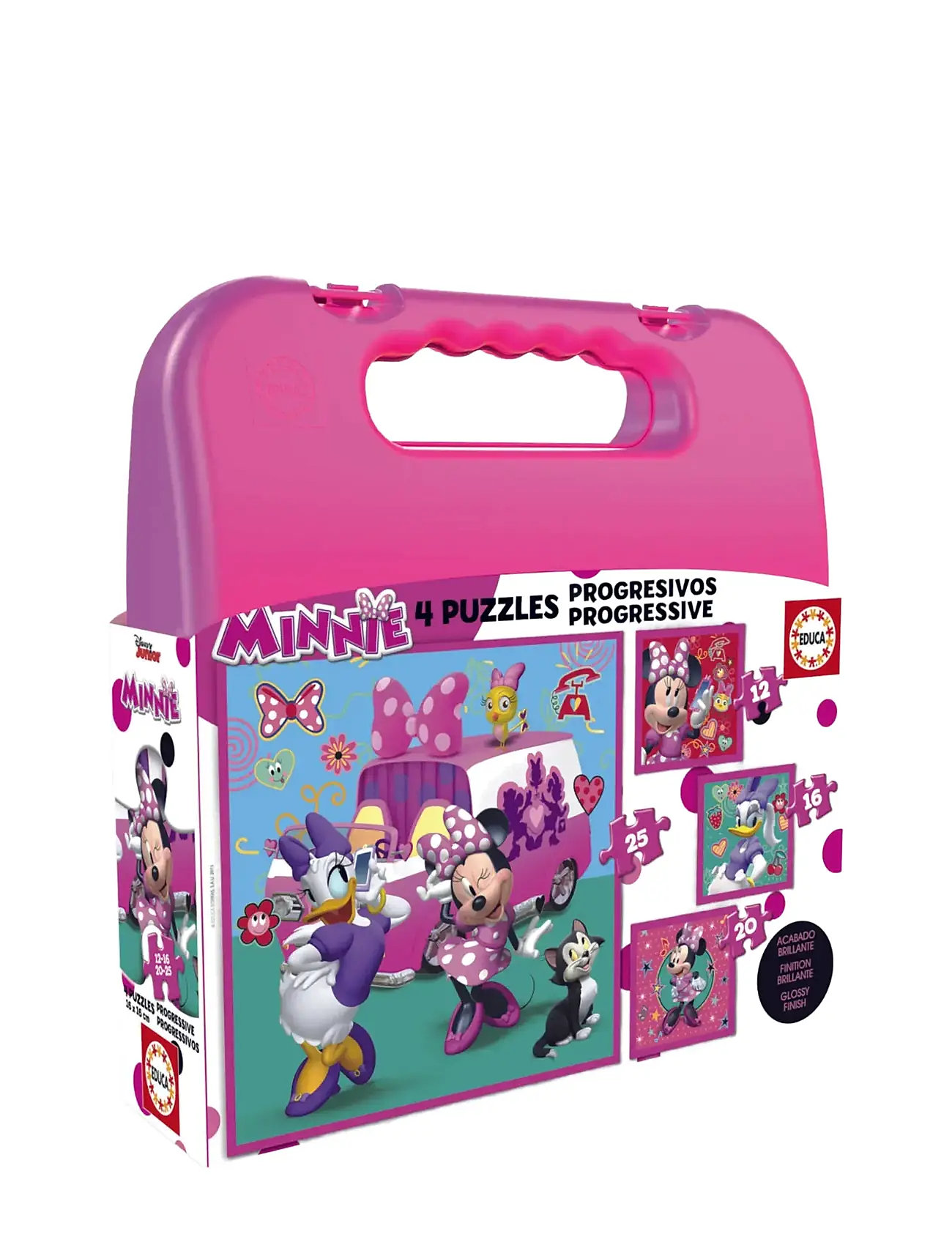 Educa 12-16-20-25 Minnie Happy Helpers Toys Puzzles And Games Puzzles Classic Puzzles Multi/patterned Educa