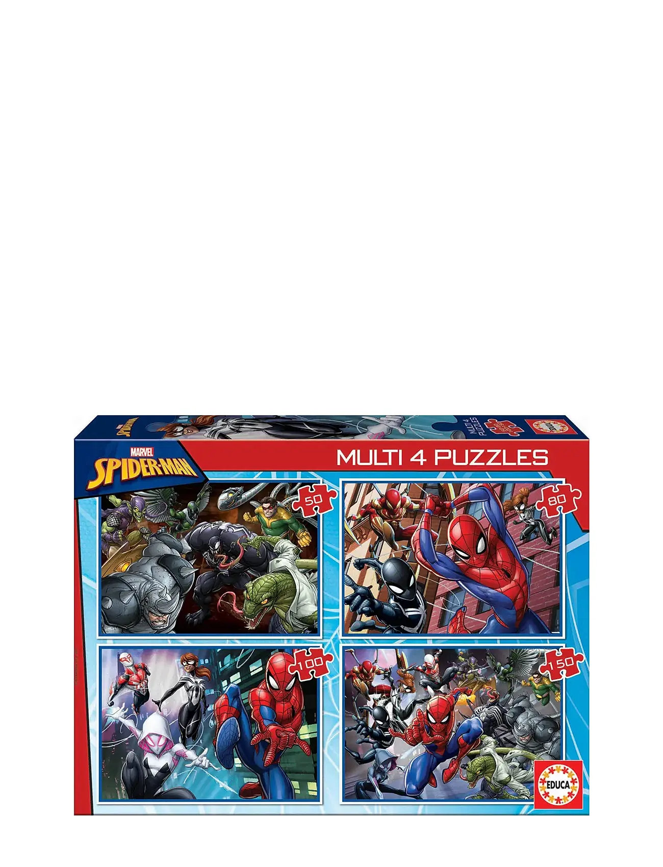 Educa 50-80-100-150 Ultimate Spider-Man Toys Puzzles And Games Puzzles Classic Puzzles Multi/patterned Educa