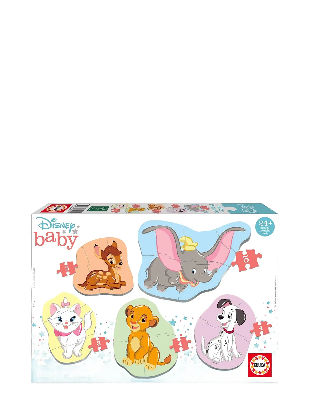 Educa Baby Disney Animals 2 Toys Puzzles And Games Puzzles Classic Puzzles Multi/patterned Educa