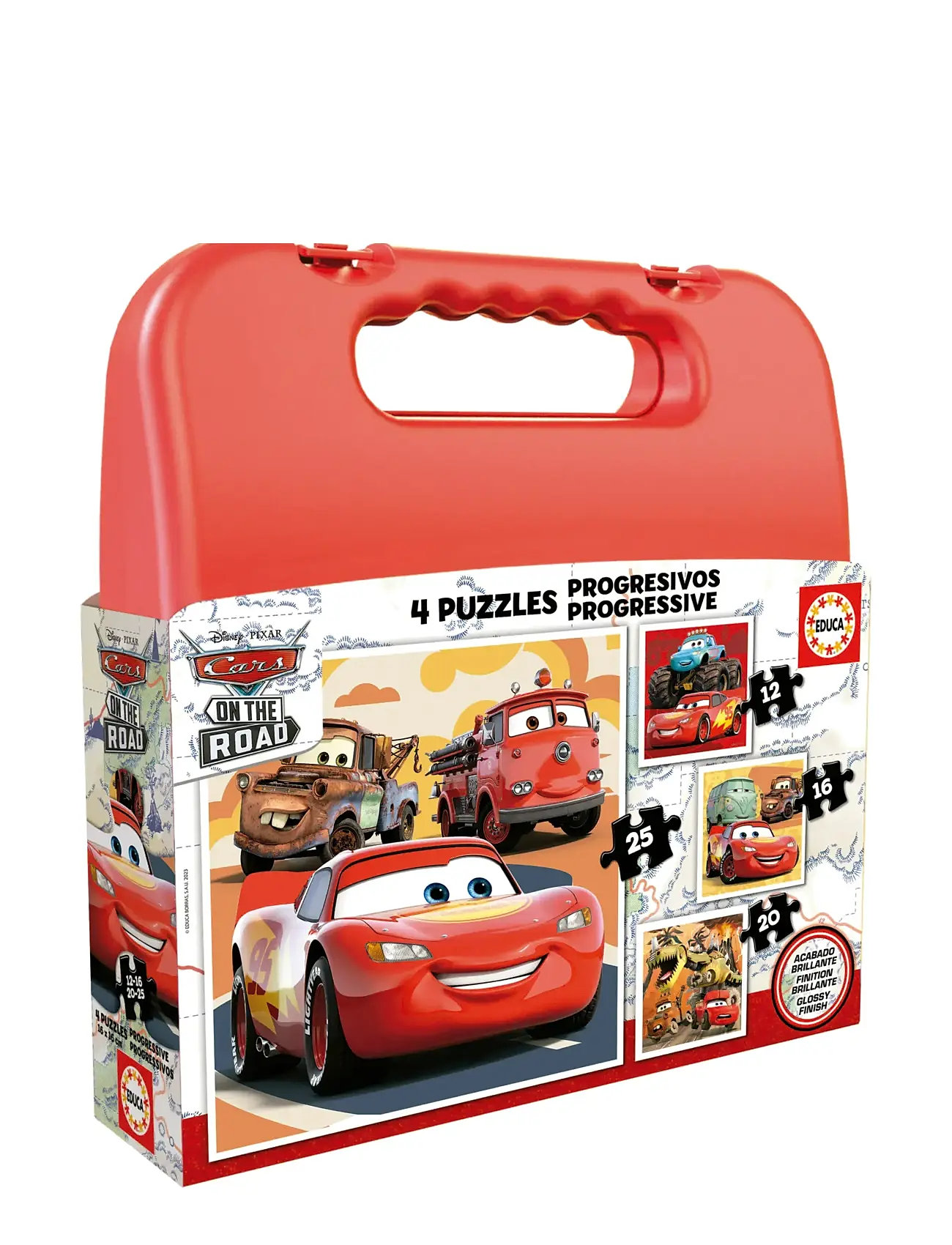 Educa 12-16-20-25 Cars Toys Puzzles And Games Puzzles Classic Puzzles Multi/patterned Educa