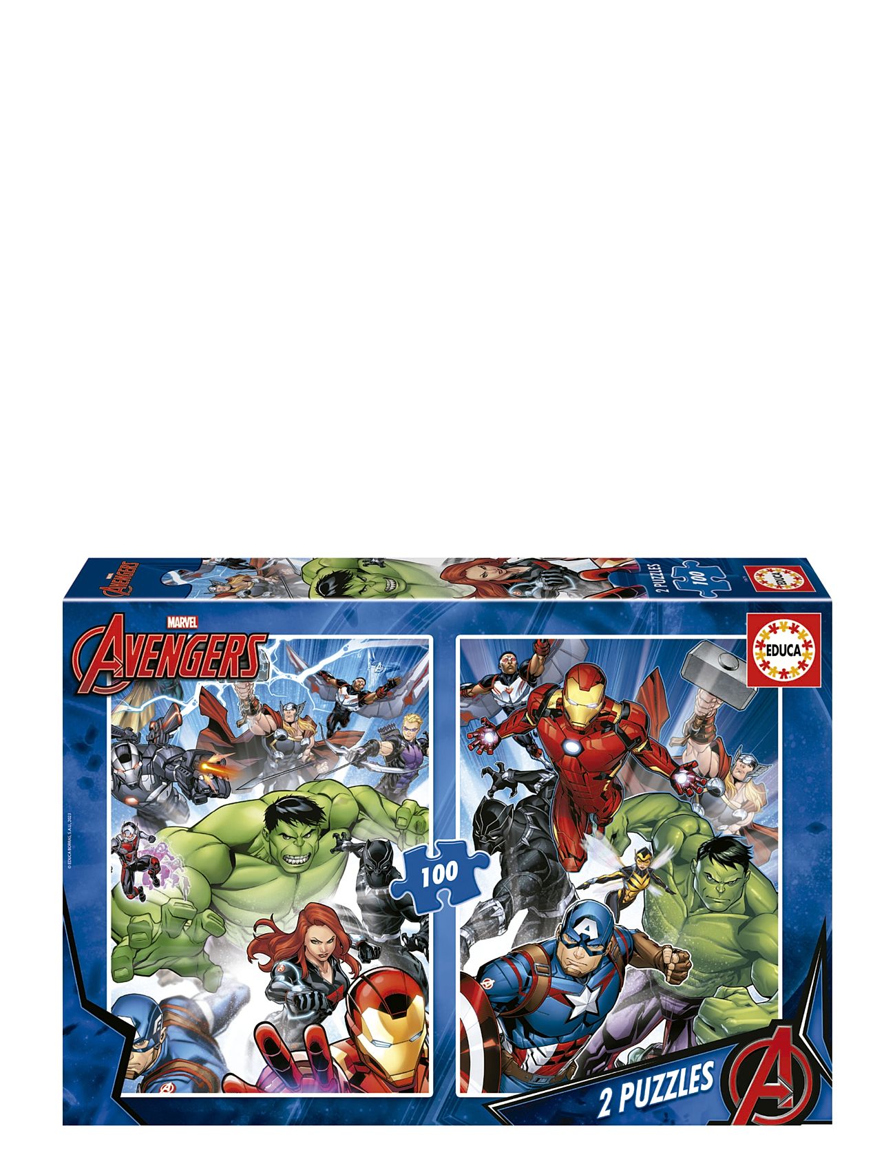 Educa 2X100 Avengers Patterned Educa