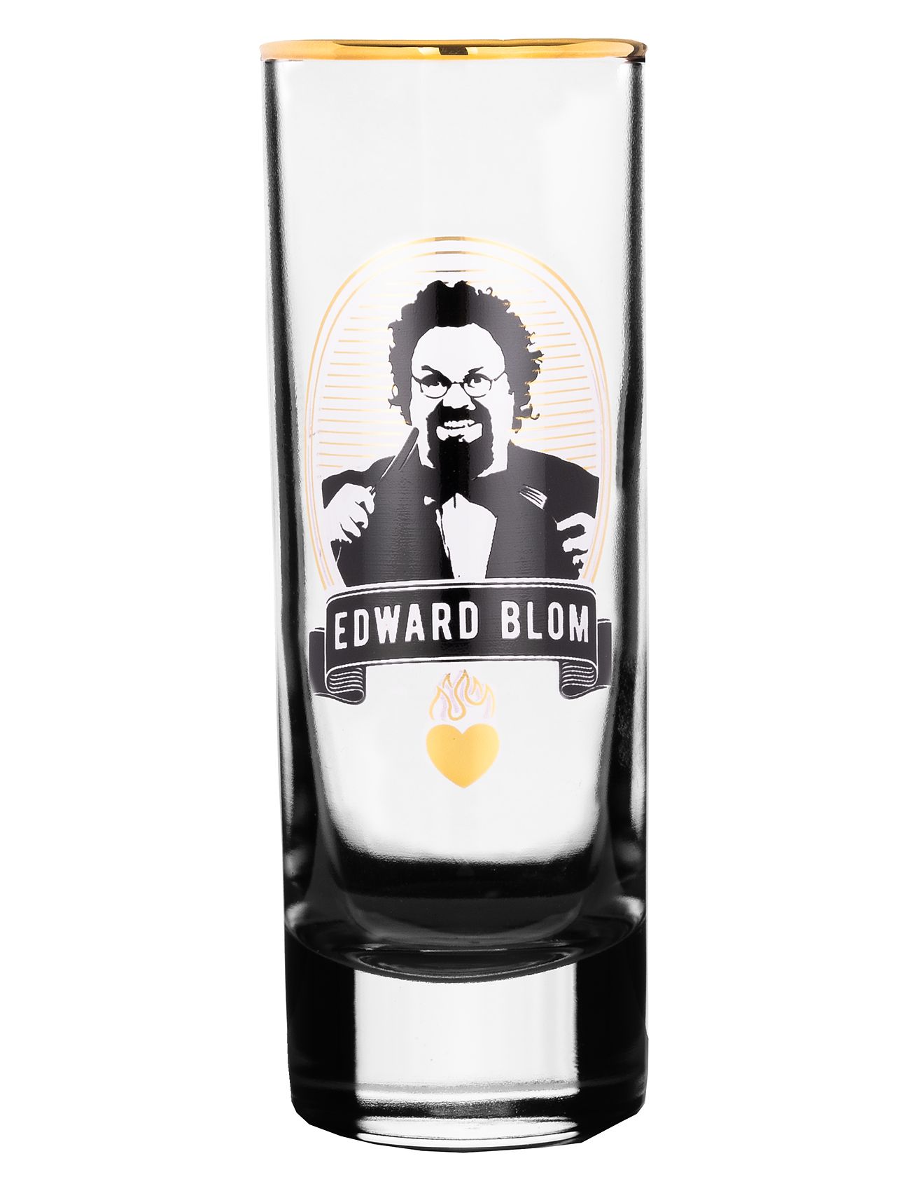 Edward Blom Shot Glass No:2 "Jag Gillar Fett", 6 CL, Nude, Glas > Shotglas, Unisex