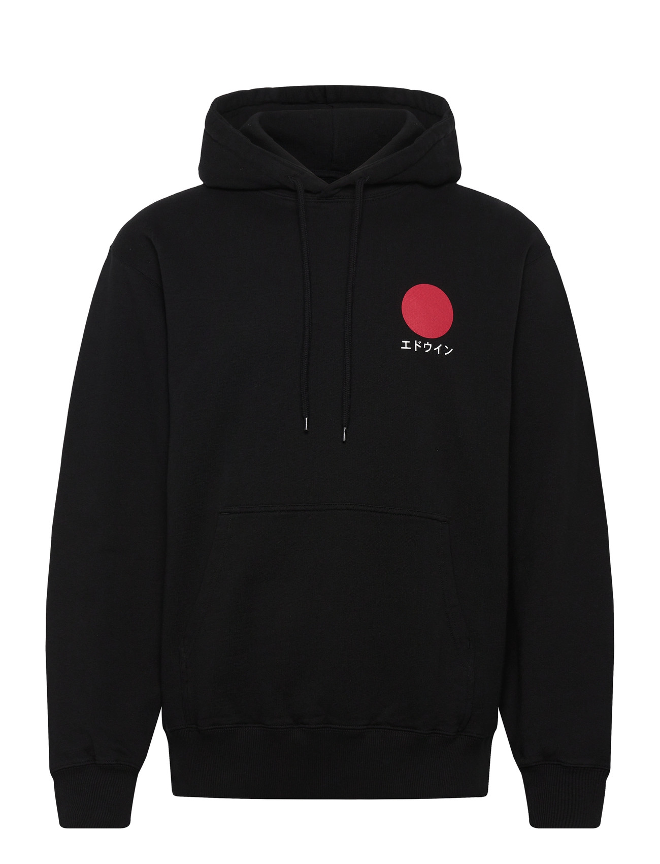 Edwin Japanese Sun Hoodie Sweat-Black, XXL, Black, Sweatshirts & Hættetrøjer > Hættetrøjer, Herre