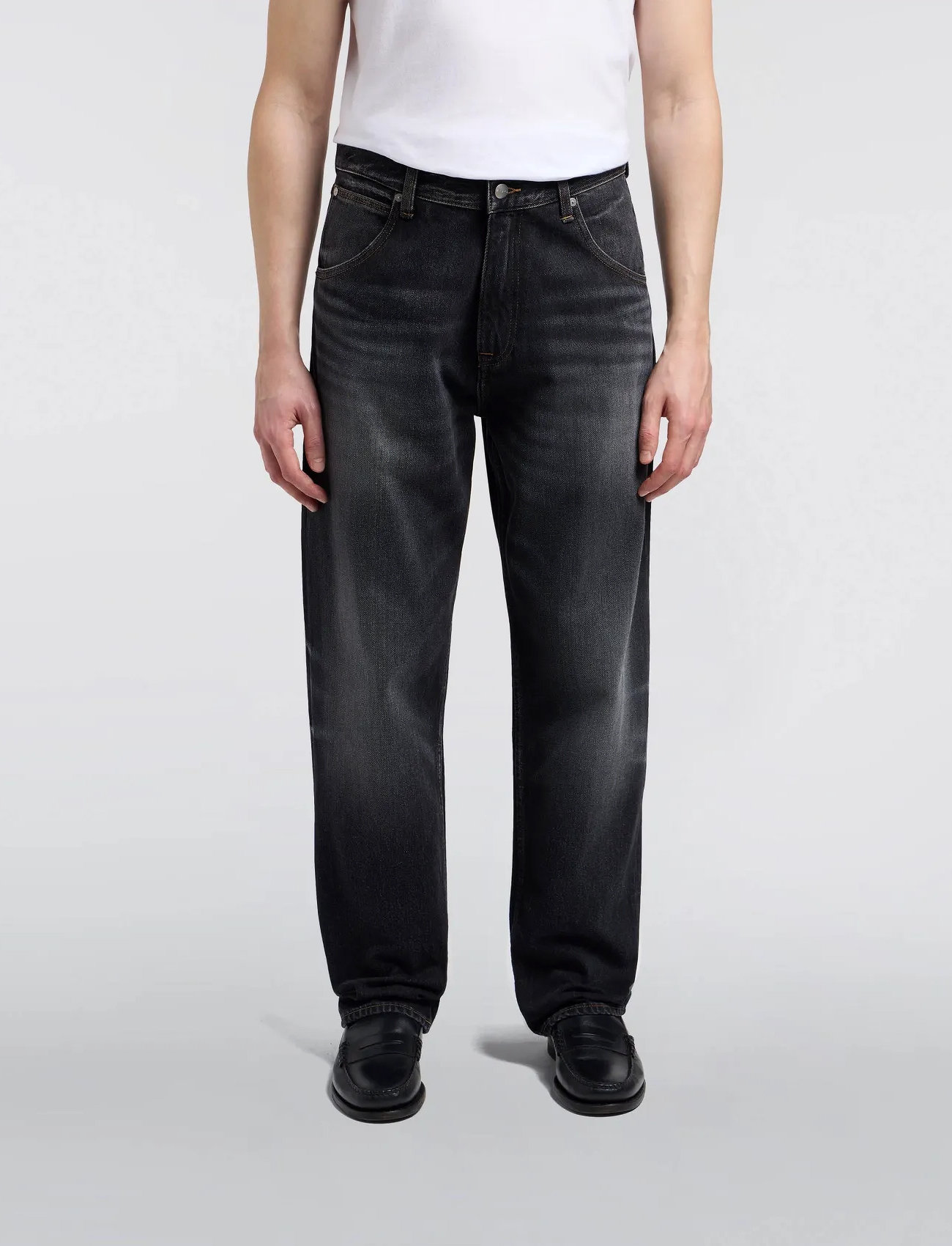 Edwin Tyrell Pant, 34 x 32, Black, Jeans > Afslappede, Herre