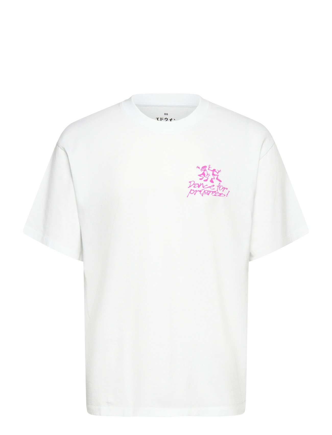 Edwin Tokyo Dance Union T-Shirt-White, XL, White, T-Shirts > Kortærmede, Herre