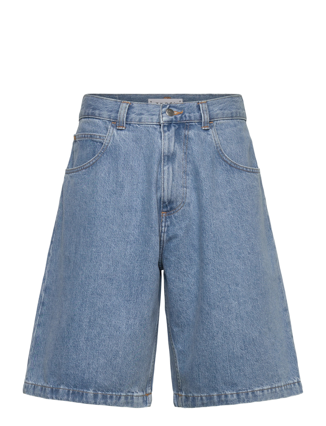 Edwin Worker Short-Blue - Heavy Bleach Wash, 29, Blue, Shorts > Denim Shorts, Herre