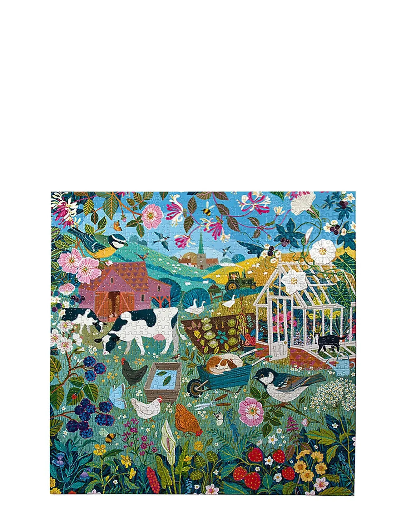 Puzzle 1000 Pcs - English Hedgerow Toys Puzzles And Games Puzzles Classic Puzzles Multi/patterned Eeboo