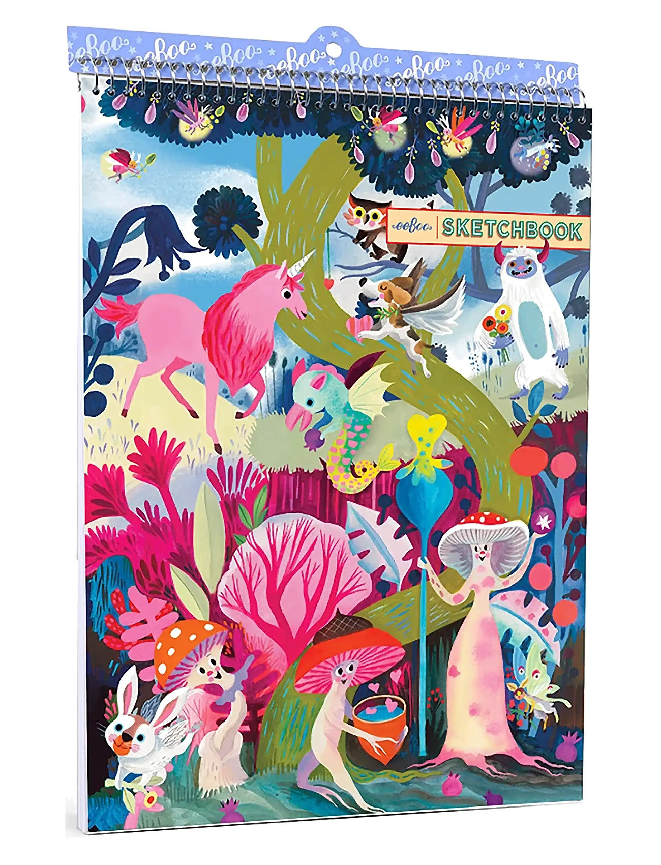 Sketchbook - Magical Creatures Toys Creativity Drawing & Crafts Drawing Coloring & Craft Books Multi/patterned Eeboo
