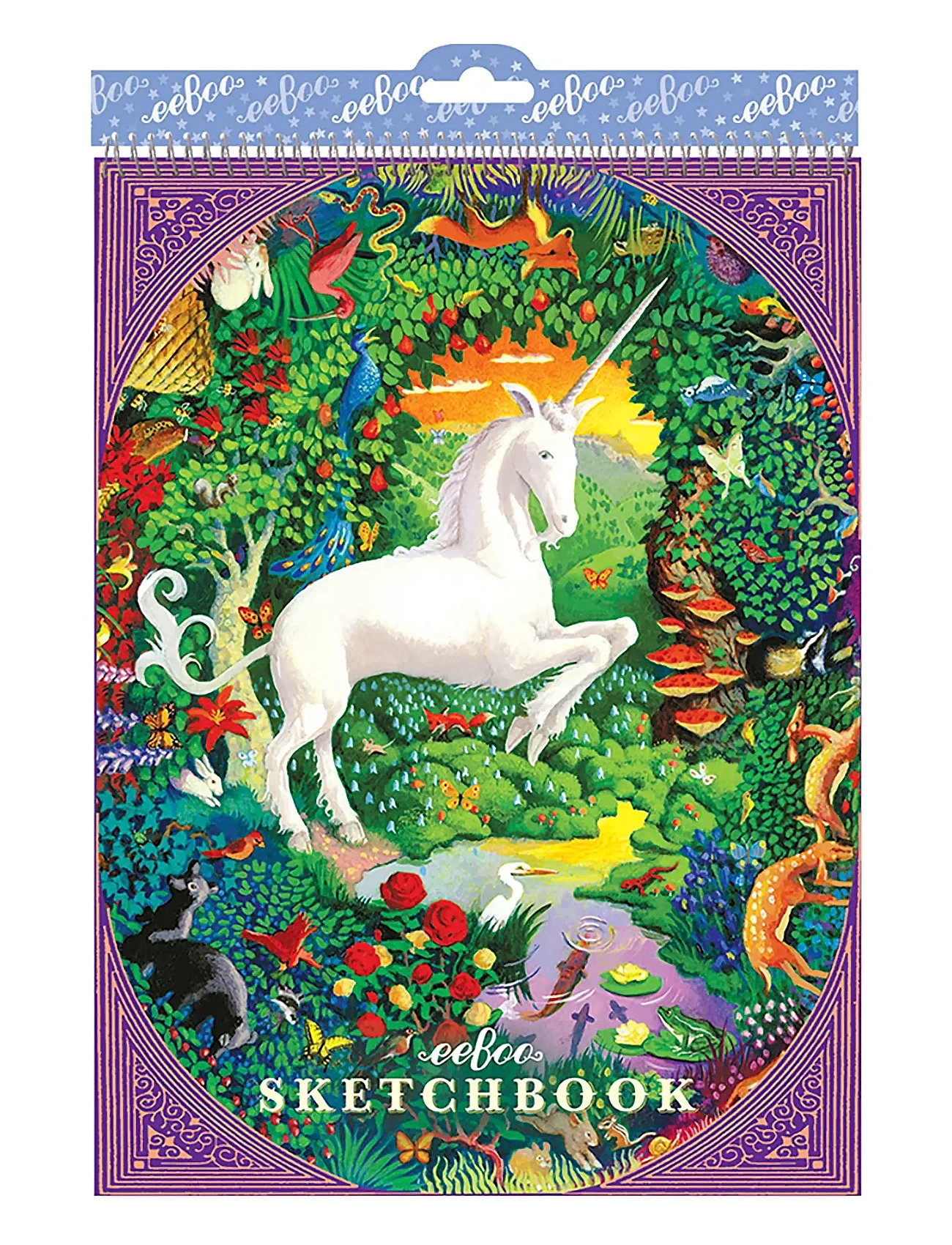 Unicorn Sketchbook Toys Creativity Drawing & Crafts Drawing Coloring & Craft Books Multi/patterned Eeboo