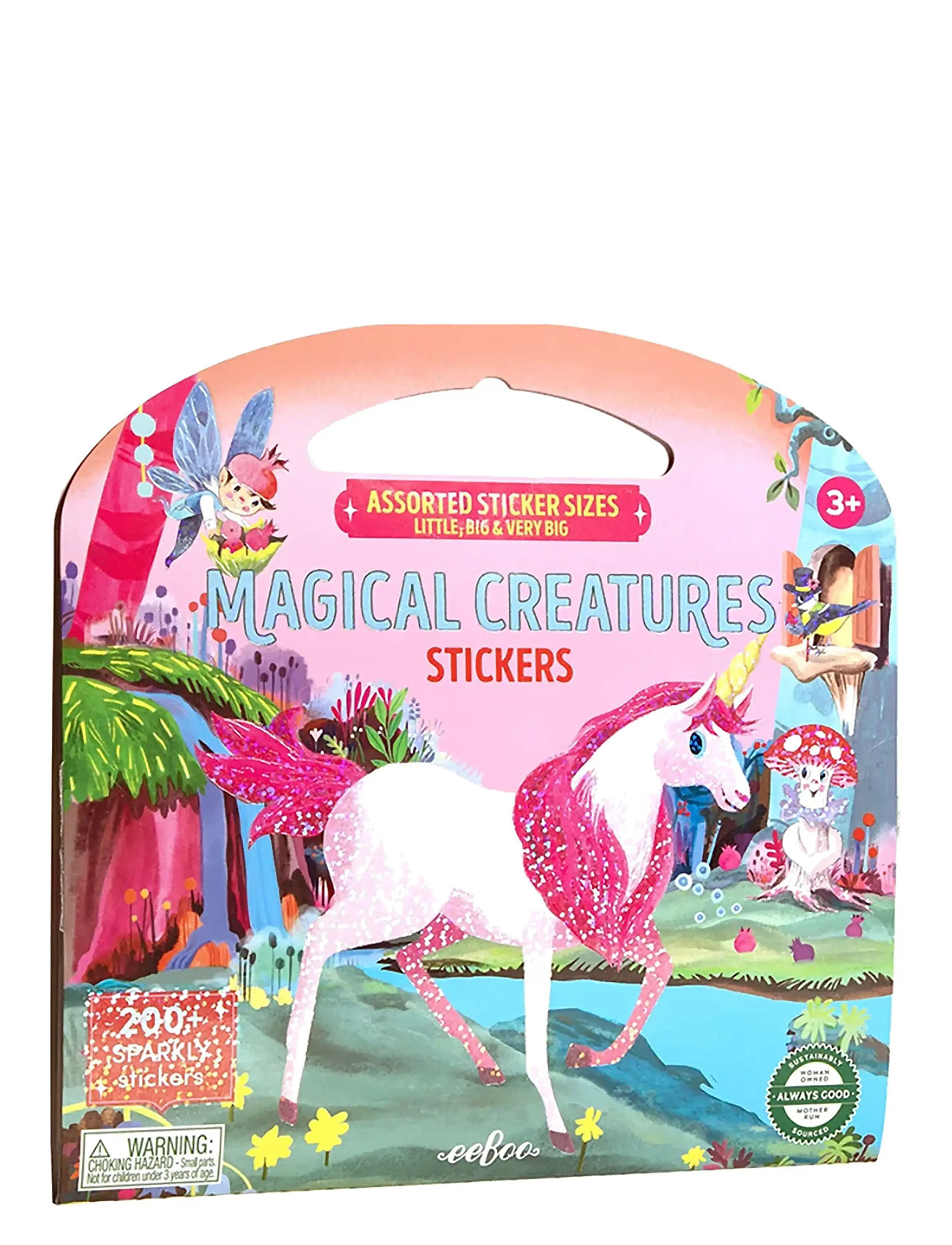 Sticker Book - Magical Creatures Toys Creativity Drawing & Crafts Craft Stickers Multi/patterned Eeboo