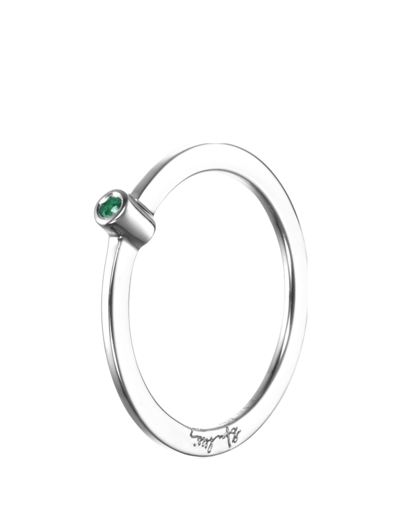 Micro Blink Ring - Green Emerald Sormus Korut Hopea Efva Attling