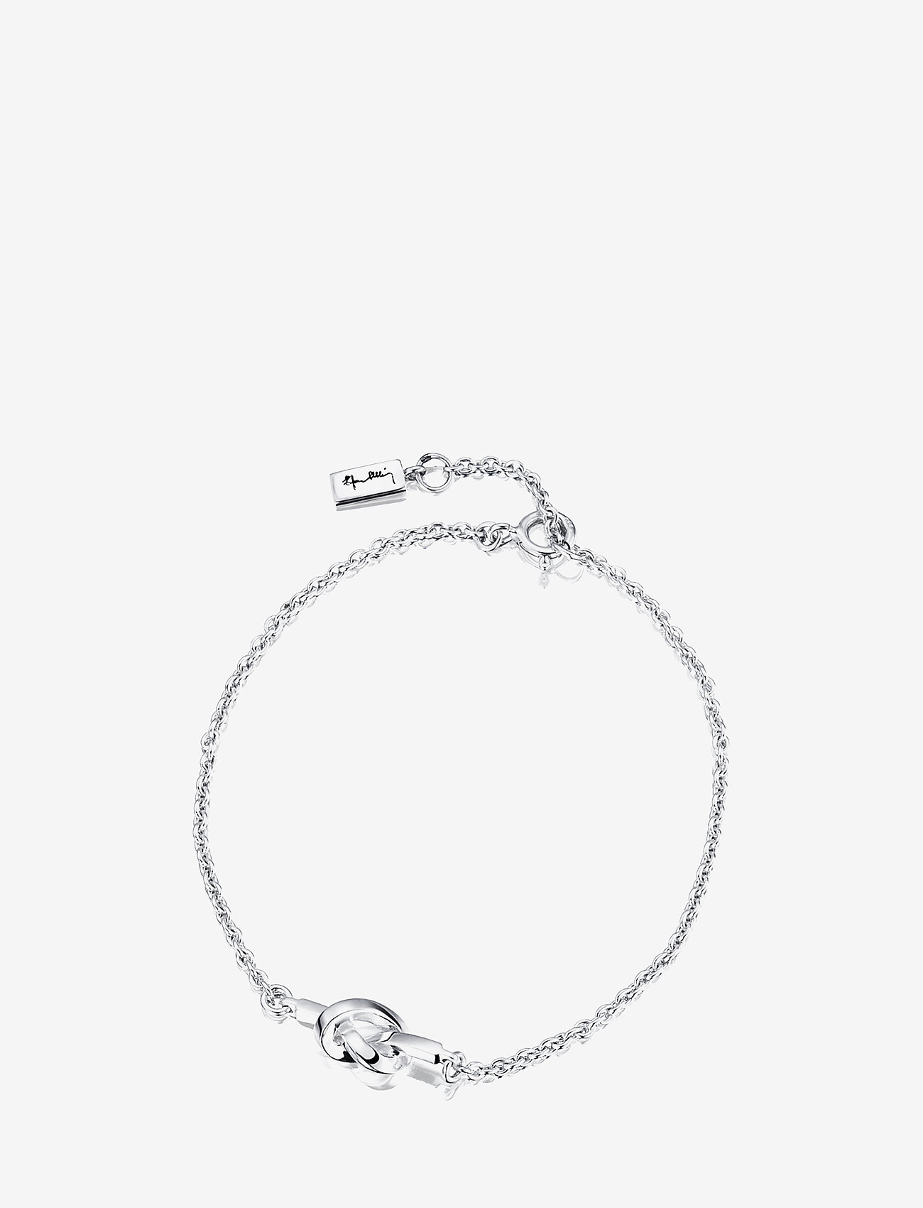 love knot bracelet silver