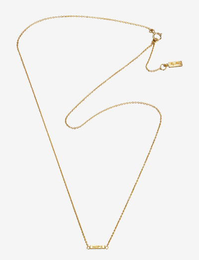 Mini Me Hope Necklace - halskjeder med anheng - gold