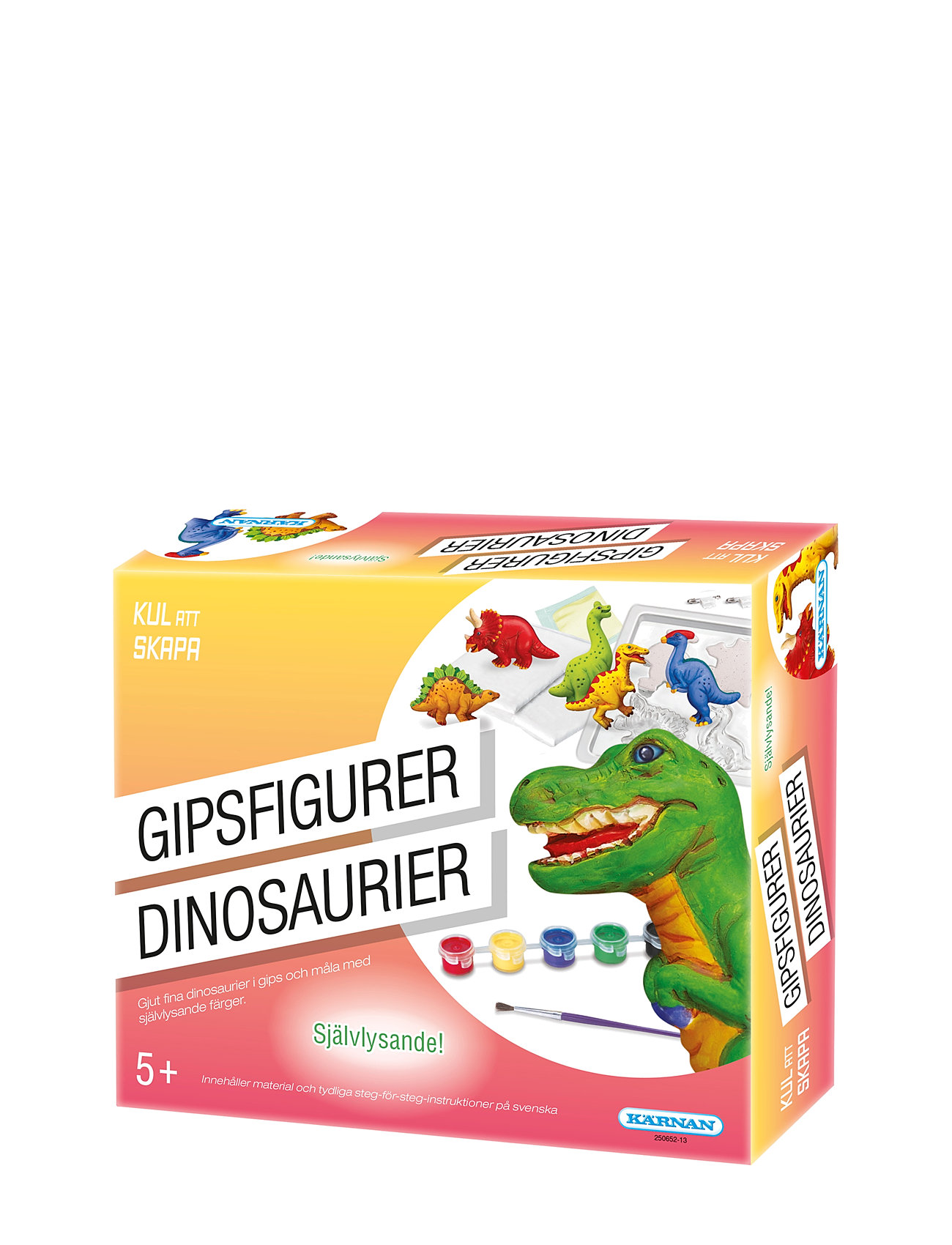 Kärnan Kul Att Skapa Gipsfigurer Dinosaurier Multi/patterned